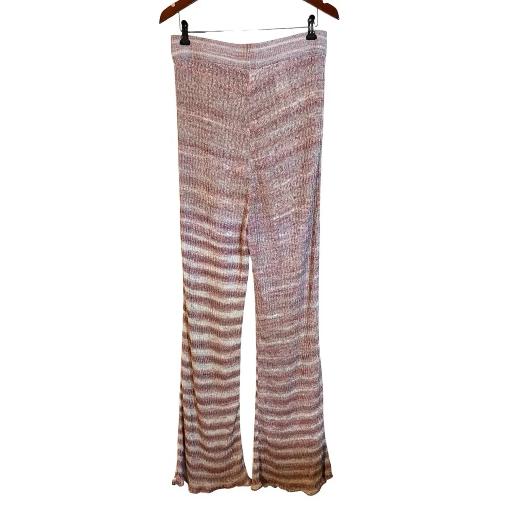Eckhaus Latta Blue & Burgundy Mirage Lounge Pants in Sz XL